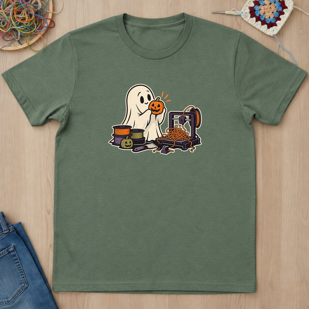 T-shirt mockup — Military Green