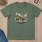 T-shirt mockup — Military Green