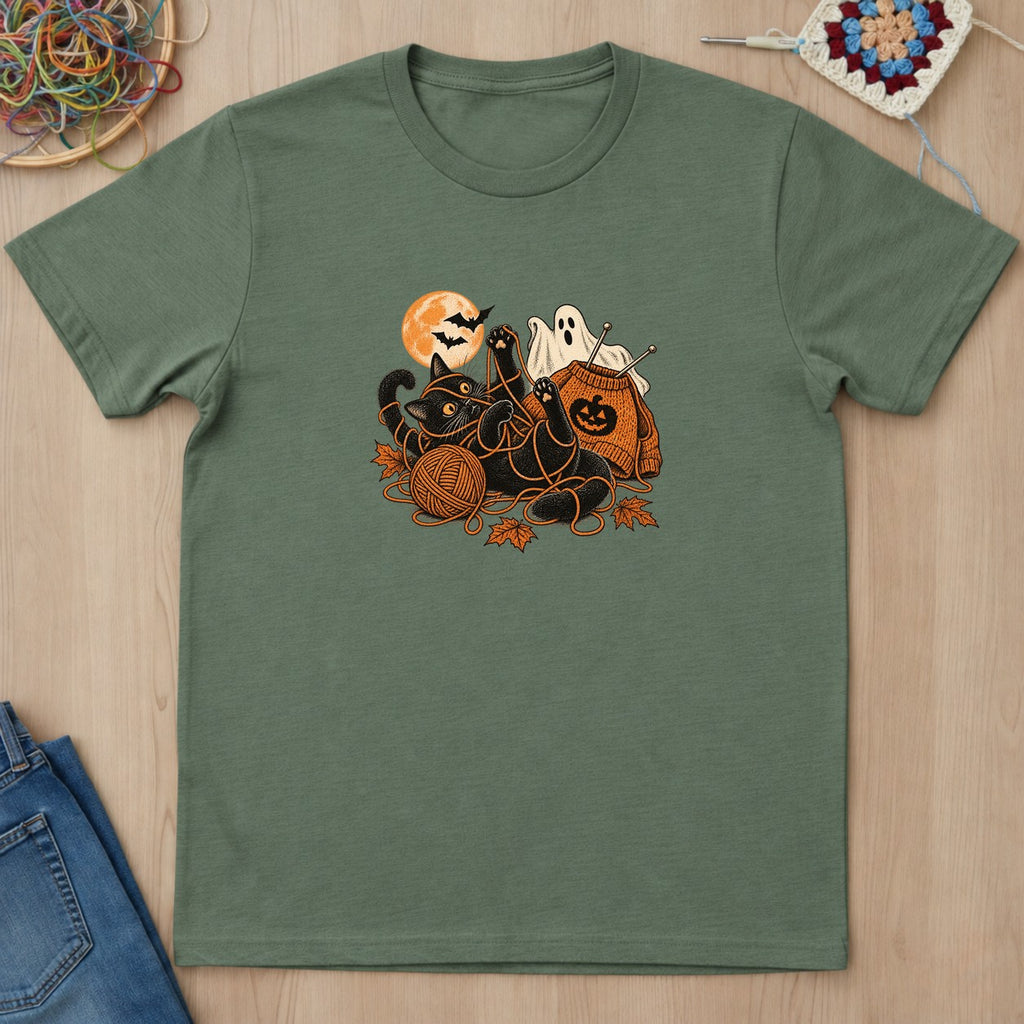 T-shirt mockup — Military Green