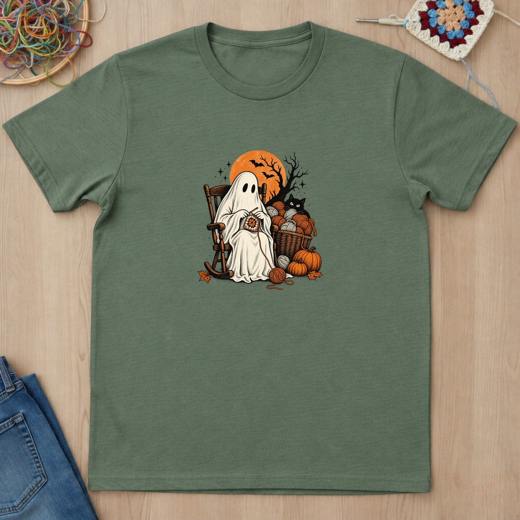 T-shirt mockup — Military Green