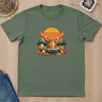 T-shirt mockup — Military Green