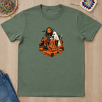 T-shirt mockup — Military Green