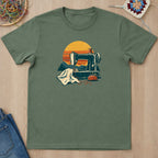T-shirt mockup — Military Green