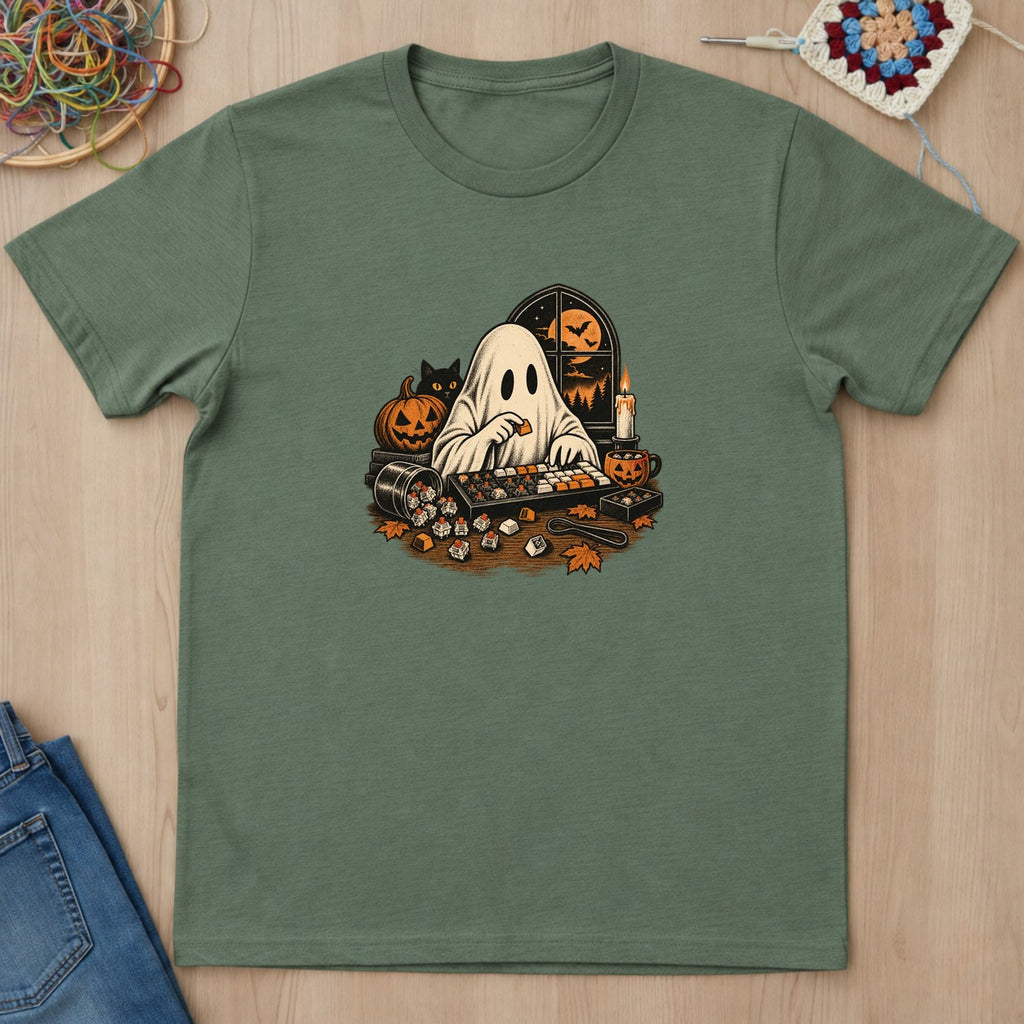 T-shirt mockup — Military Green