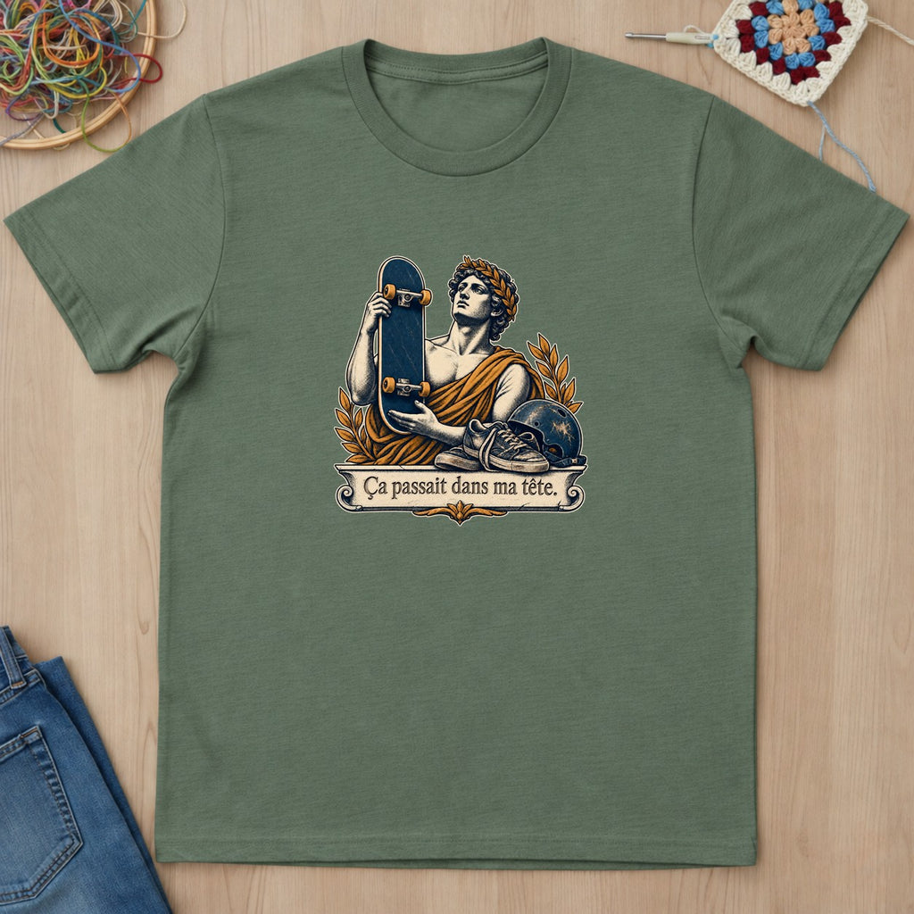 T-shirt mockup — Military Green
