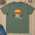 T-shirt mockup — Military Green