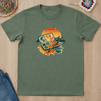T-shirt mockup — Military Green