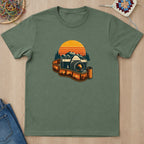 T-shirt mockup — Military Green