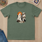 T-shirt mockup — Military Green