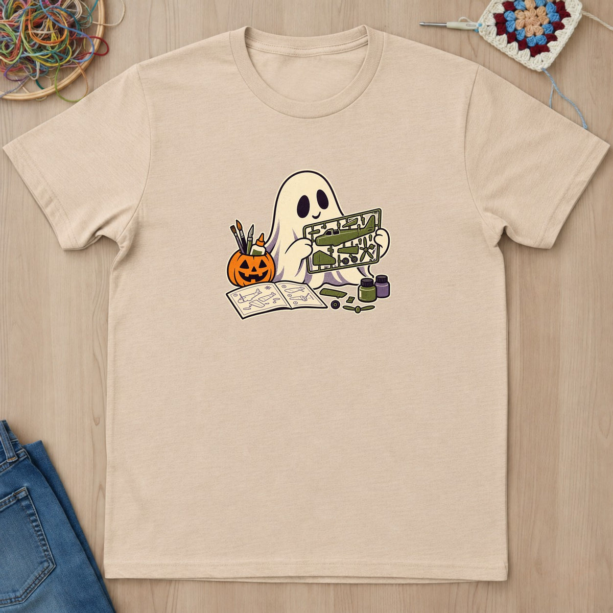 T-shirt mockup — Natural