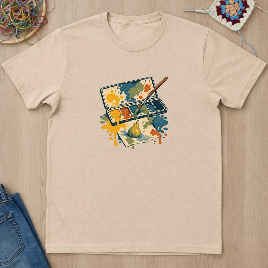 T-shirt mockup — Natural