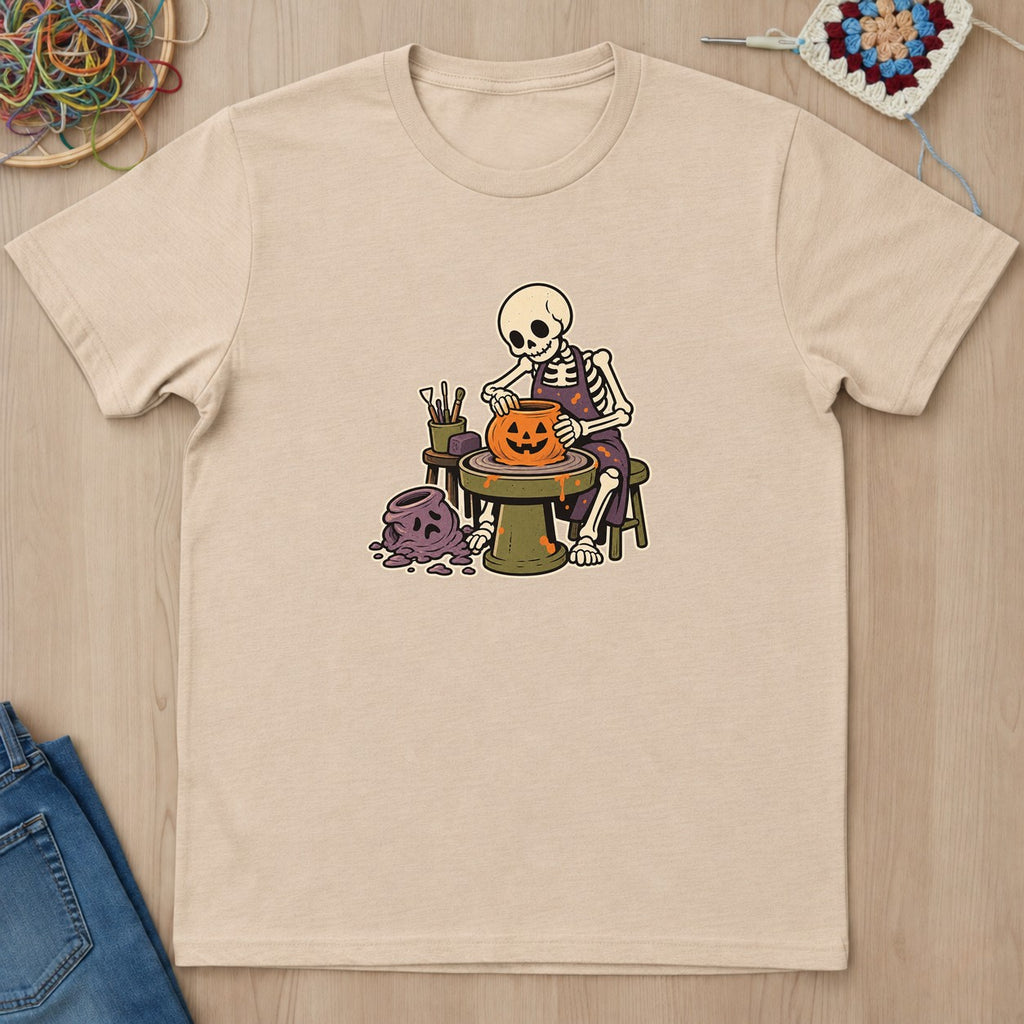 T-shirt mockup — Natural