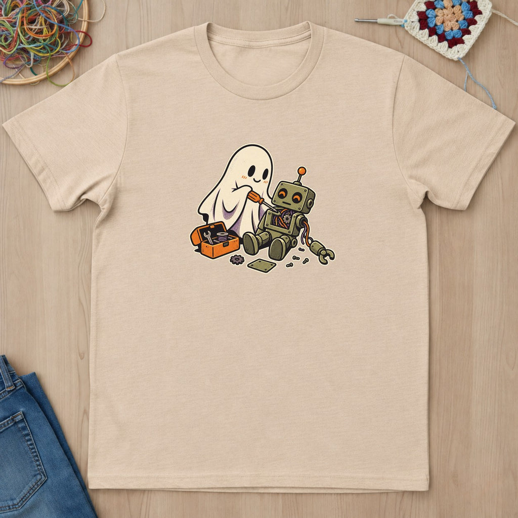 T-shirt mockup — Natural