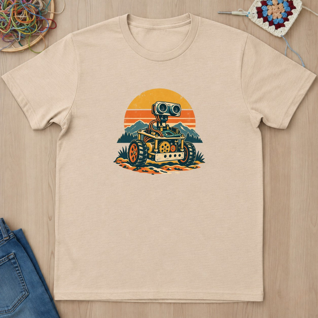T-shirt mockup — Natural