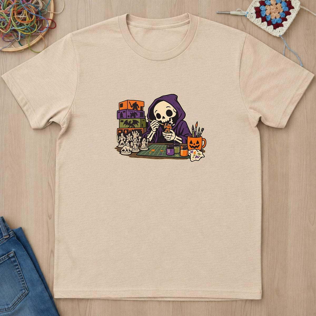 T-shirt mockup — Natural