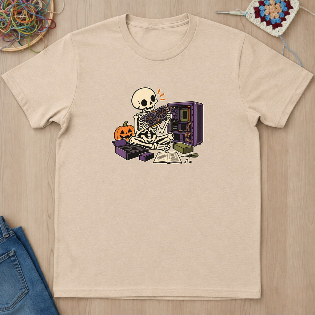 T-shirt mockup — Natural