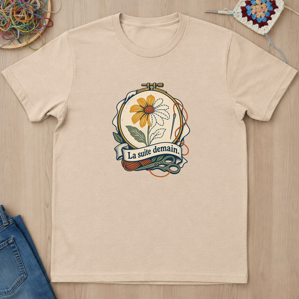 T-shirt mockup — Natural