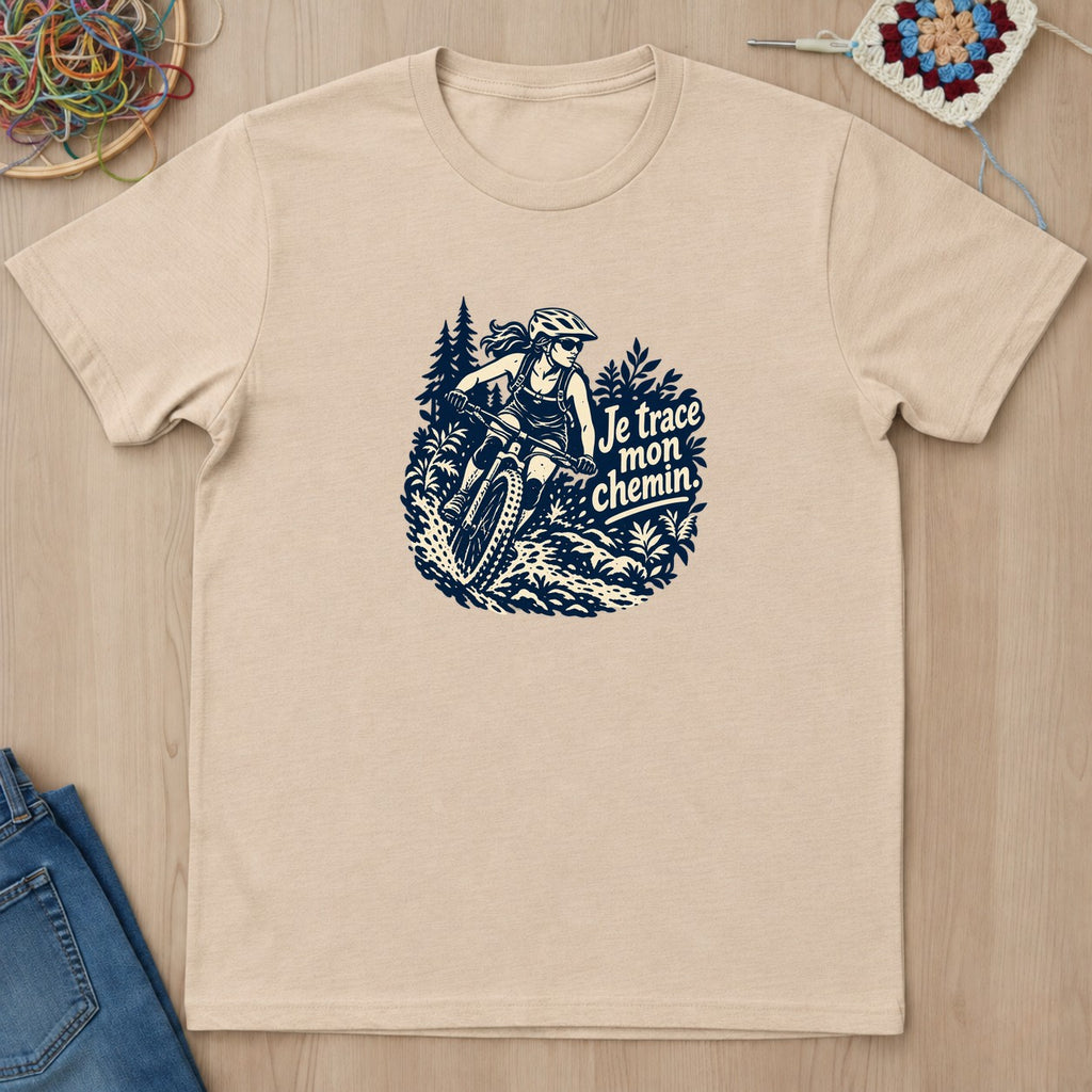 T-shirt mockup — Natural