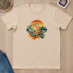 T-shirt mockup — Natural