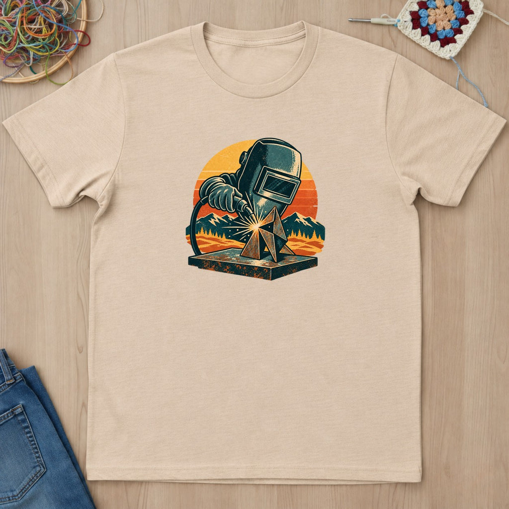 T-shirt mockup — Natural