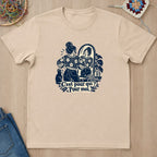 T-shirt mockup — Natural