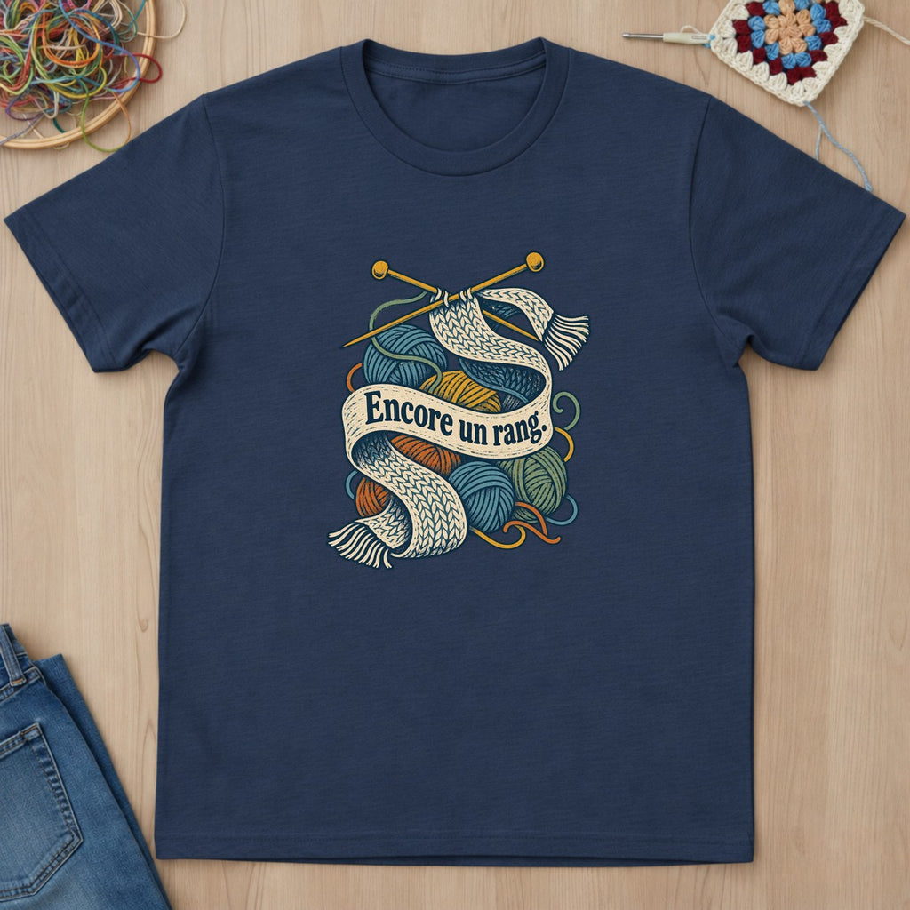 T-shirt mockup — Navy