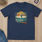 T-shirt mockup — Navy