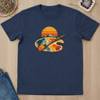 T-shirt mockup — Navy