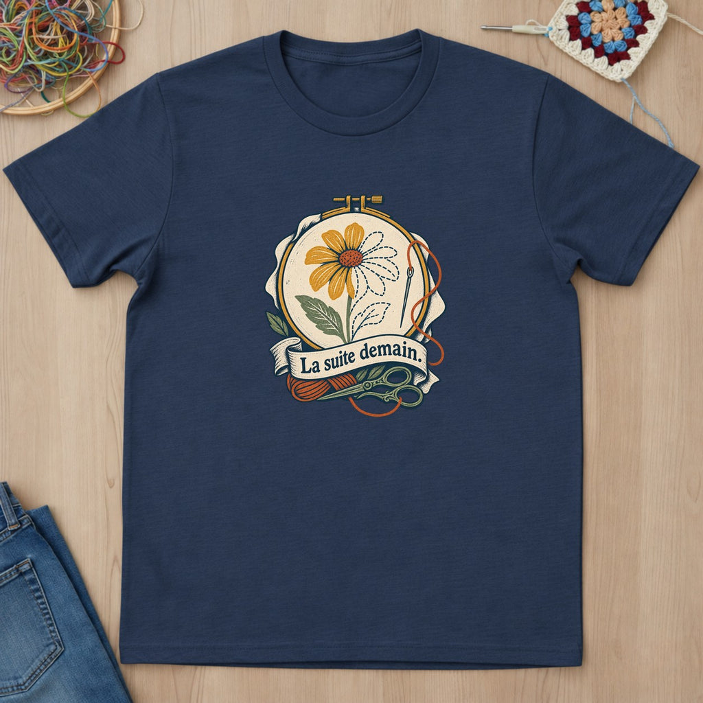 T-shirt mockup — Navy