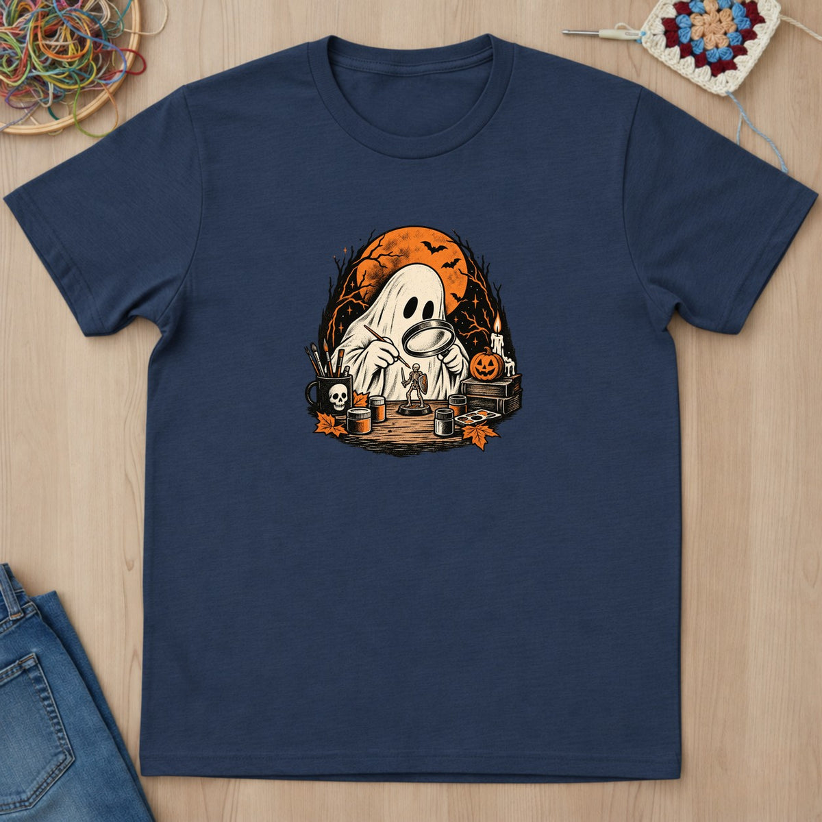 T-shirt mockup — Navy