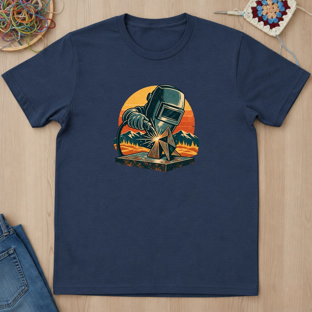 T-shirt mockup — Navy