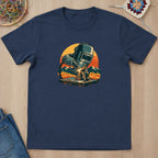 T-shirt mockup — Navy