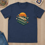 T-shirt mockup — Navy