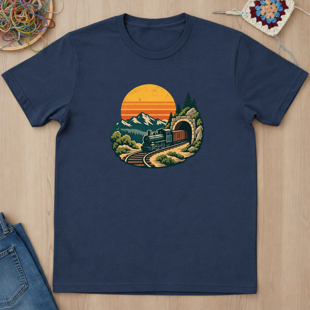 T-shirt mockup — Navy