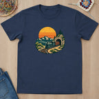 T-shirt mockup — Navy