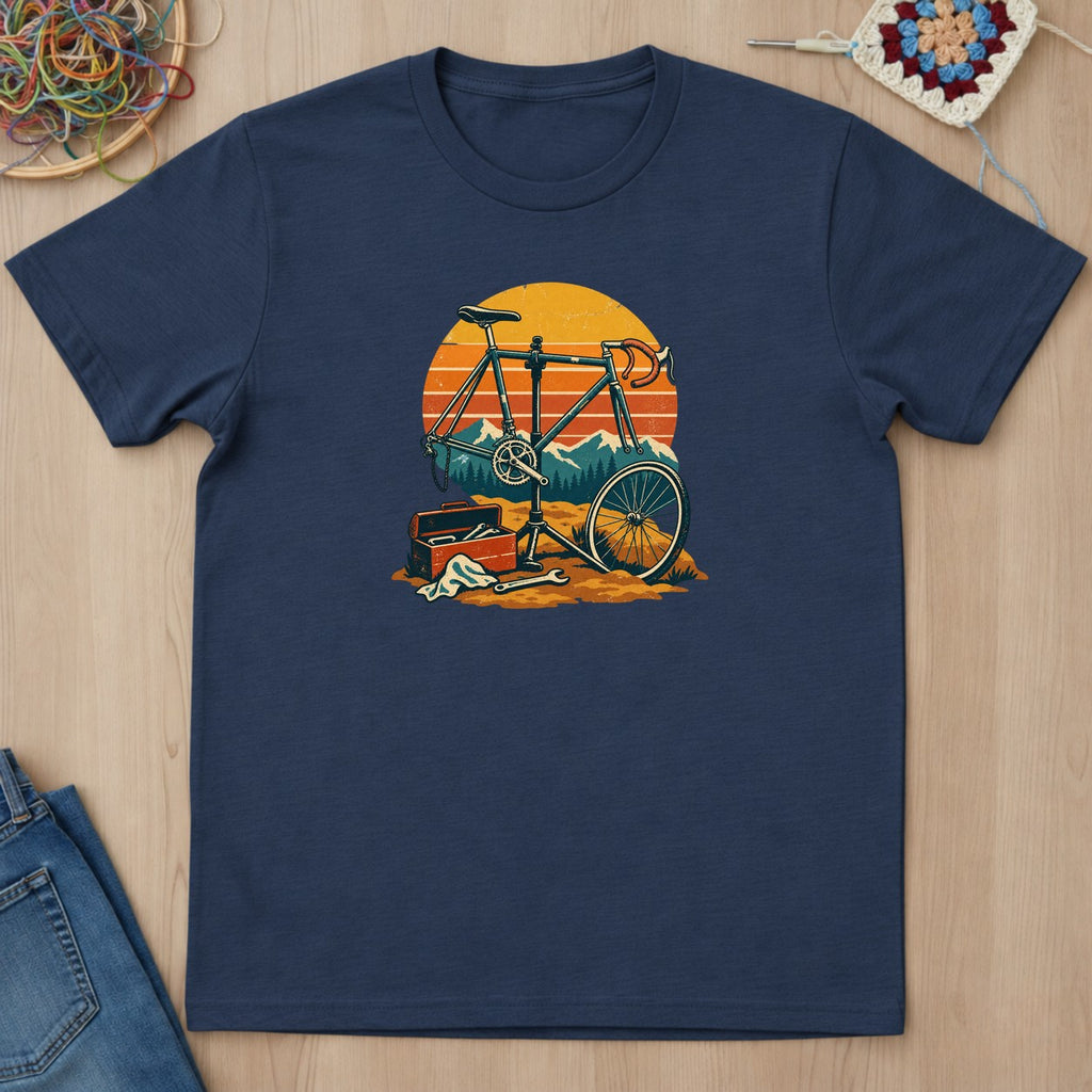 T-shirt mockup — Navy