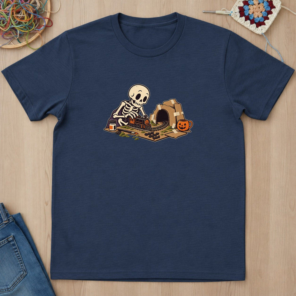 T-shirt mockup — Navy