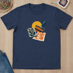 T-shirt mockup — Navy