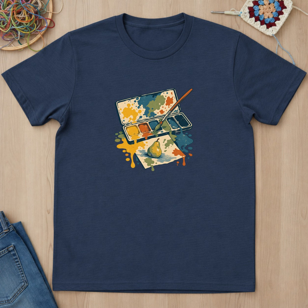 T-shirt mockup — Navy