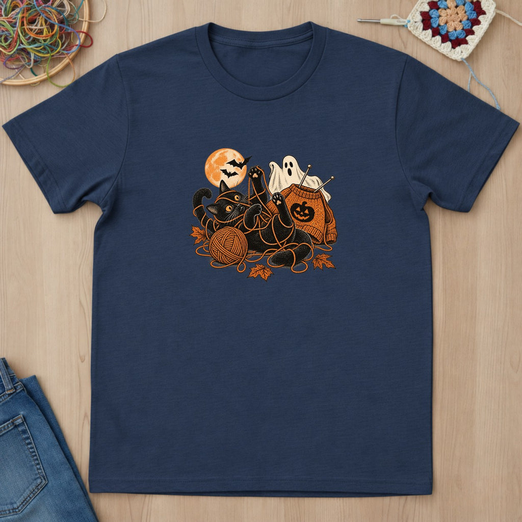 T-shirt mockup — Navy