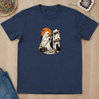 T-shirt mockup — Navy