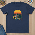 T-shirt mockup — Navy