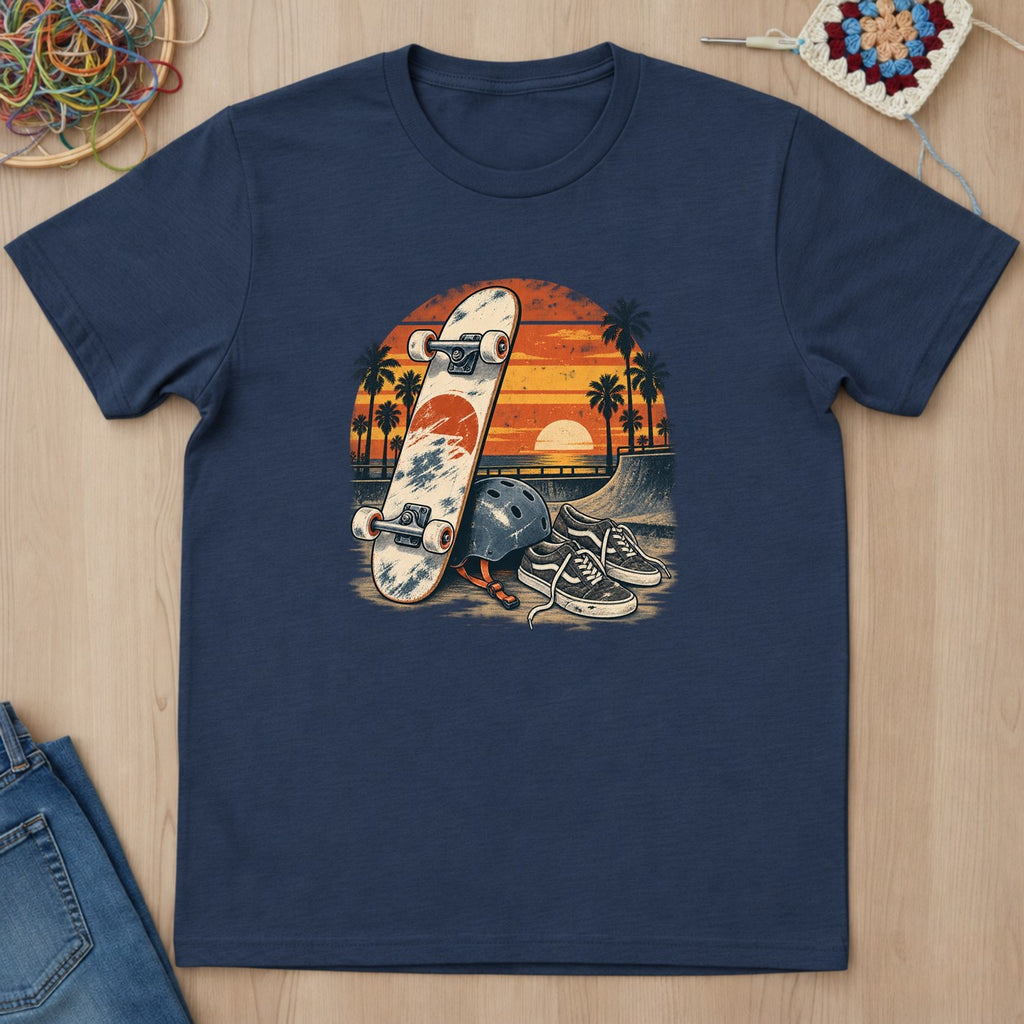 T-shirt mockup — Navy