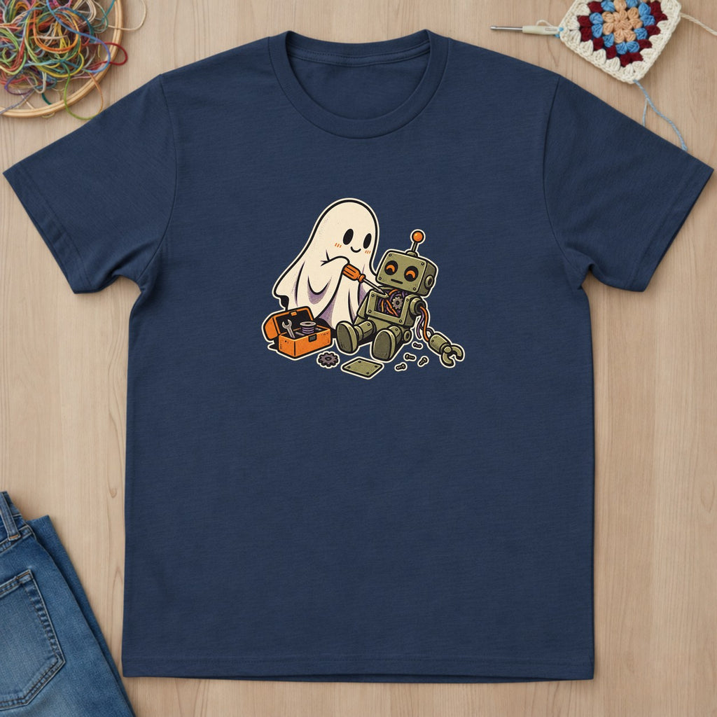 T-shirt mockup — Navy