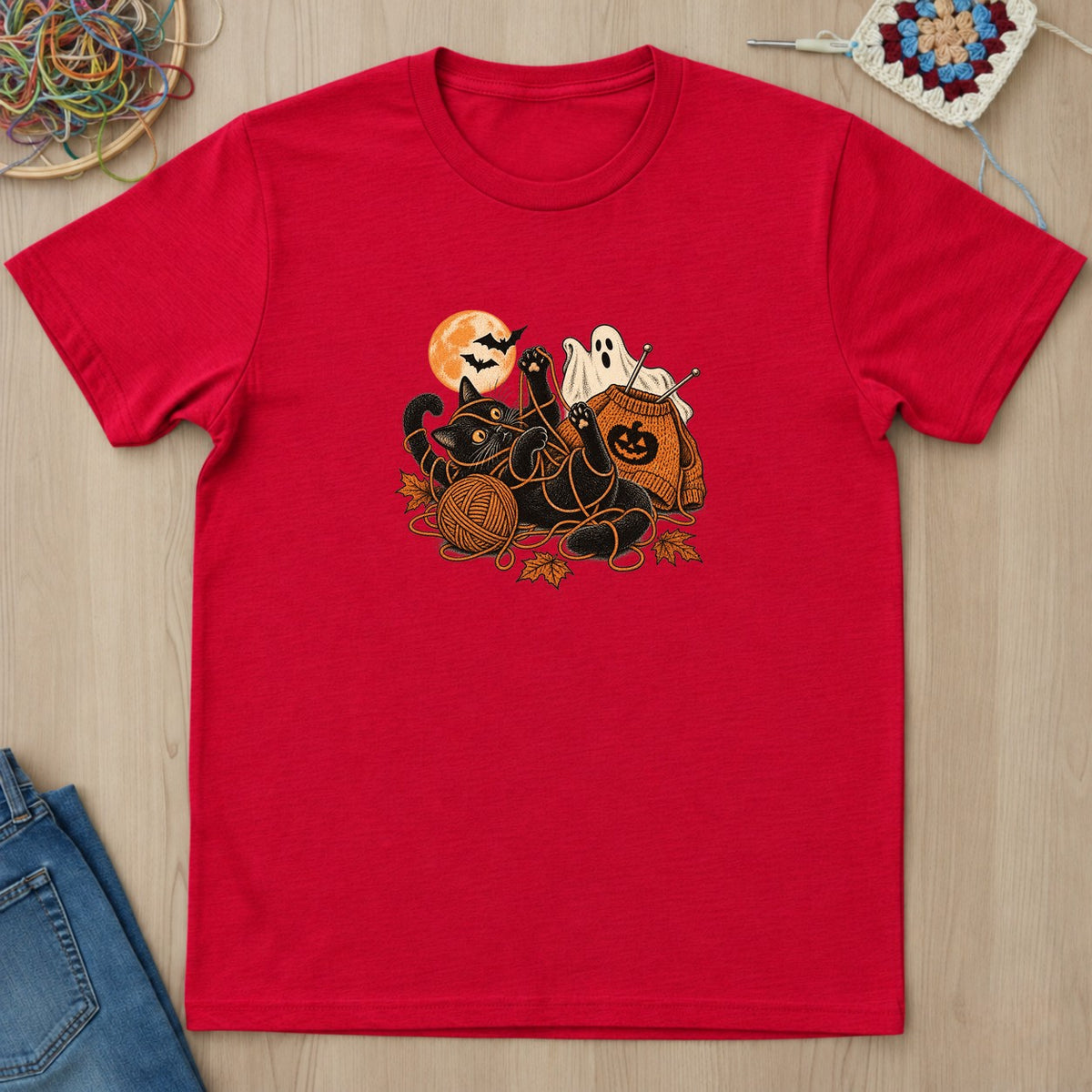 T-shirt mockup — Red