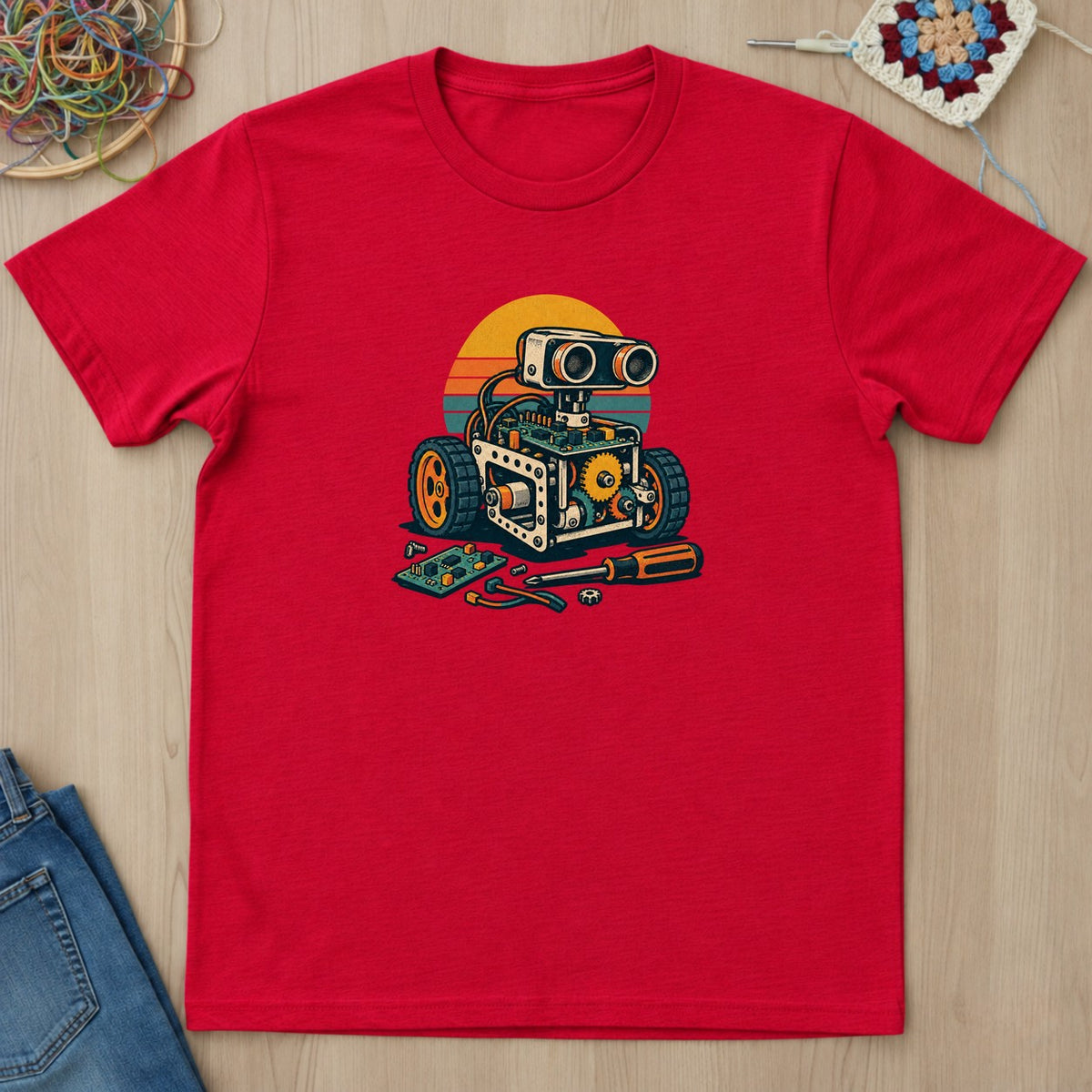 T-shirt mockup — Red