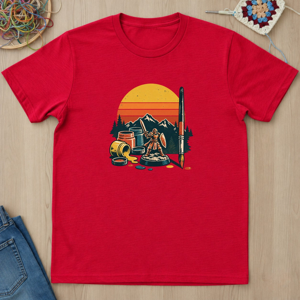 T-shirt mockup — Red