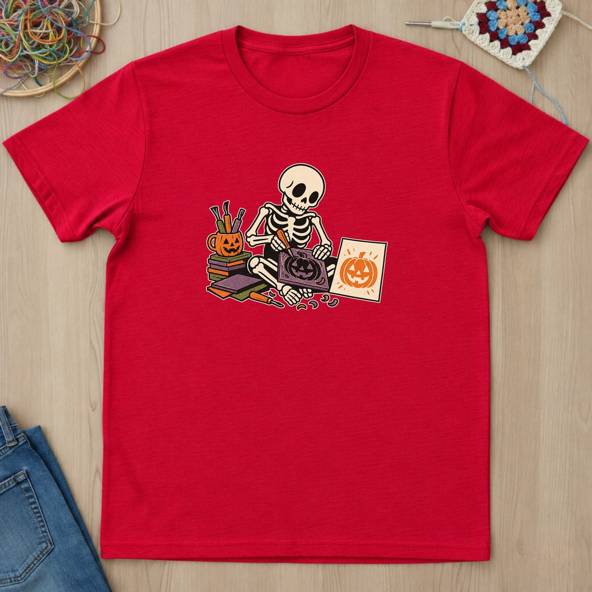 T-shirt mockup — Red