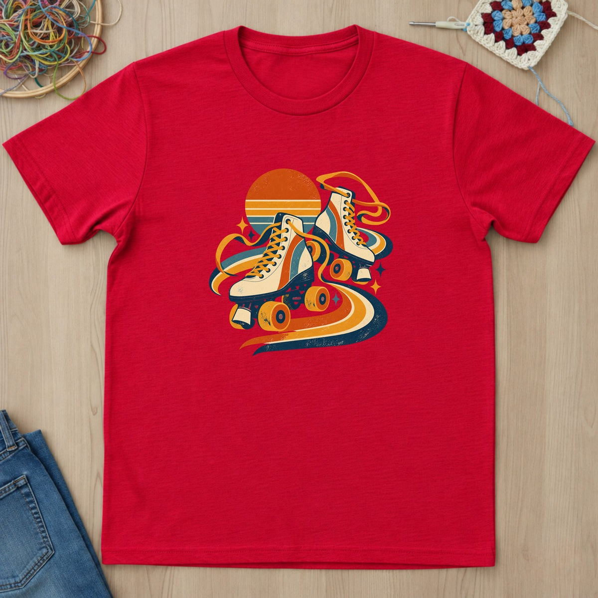 T-shirt mockup — Red