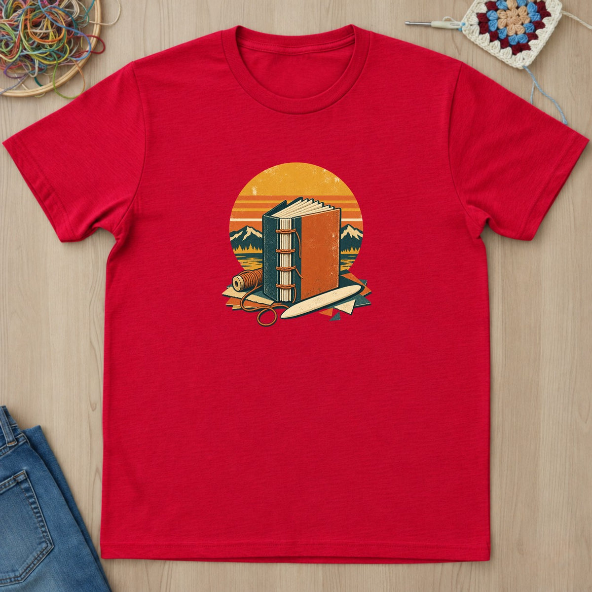 T-shirt mockup — Red